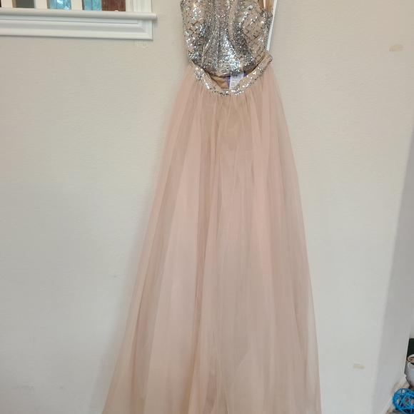 NWT Windsor Via Two Piece High Neck Tulle Dress - S - Picture 5 of 8